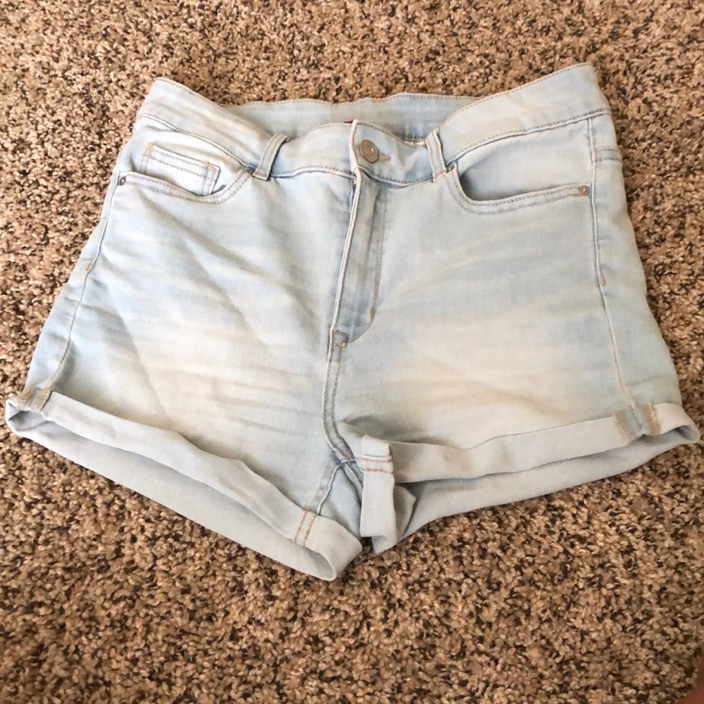 Light blue shorts